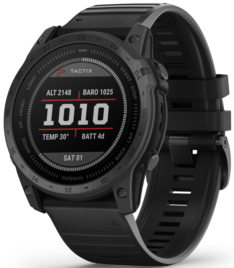 Garmin Tactix 7 PRO Sapphire Black Silicone Band