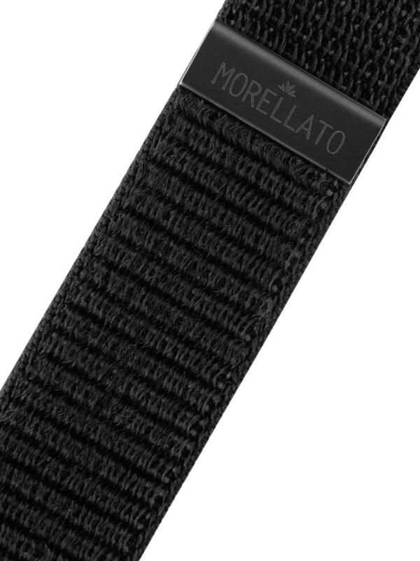 Černý textilní řemínek Morellato 5655D64.019 M 22 mm