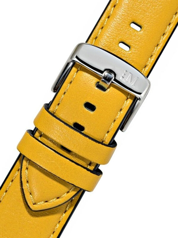 Žlutý kožený řemínek Morellato Croquet M 5123C03.097 18 mm