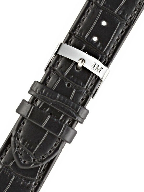 Černý kožený řemínek Morellato Juke 4934A95.019 M 16 mm