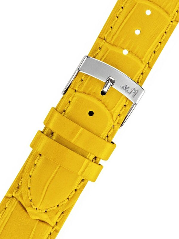 Žlutý kožený řemínek Morellato Samba M 2704656.197 20 mm