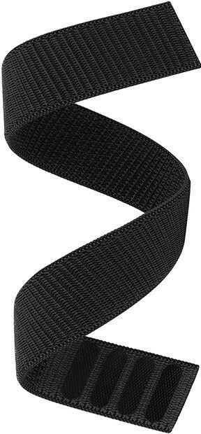 Řemínek pro Garmin - nylonový, černý, suchý zip 22 mm