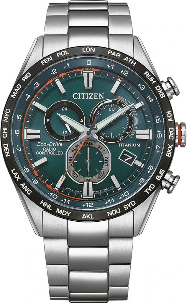 Citizen Sports Radio Controlled Eco-Drive Super Titanium CB5946-82X