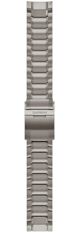 Řemínek Garmin Quickfit 22mm, titanový, stříbrný (MARQ 2)
