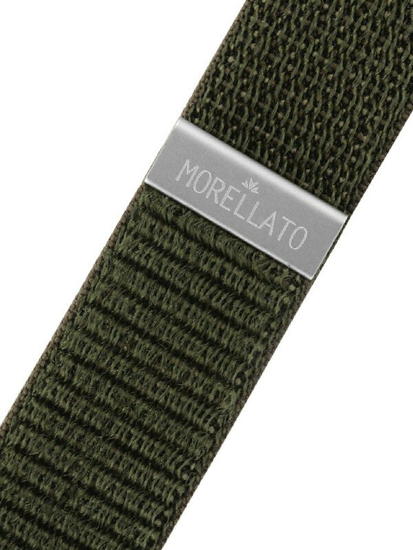 Zelený textilní řemínek Morellato Wired 5655D64.073 M 20 mm