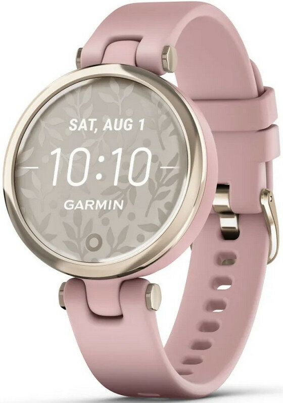 Garmin Lily Sport Cream Gold / Dust Rose, Silicone Band - Hodinky-365.cz
