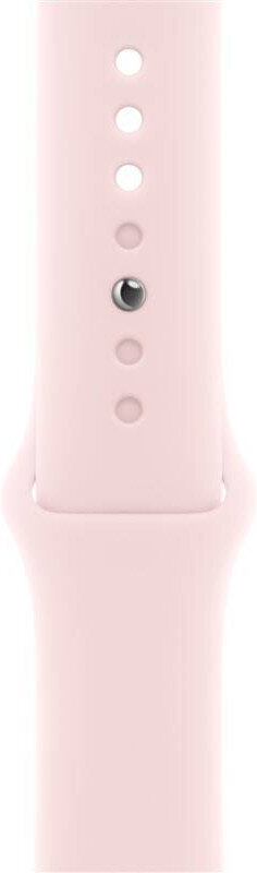 Sportovní řemínek Apple, světle růžový, pro pouzdra 42/44/45/49 mm, velikost M/L
