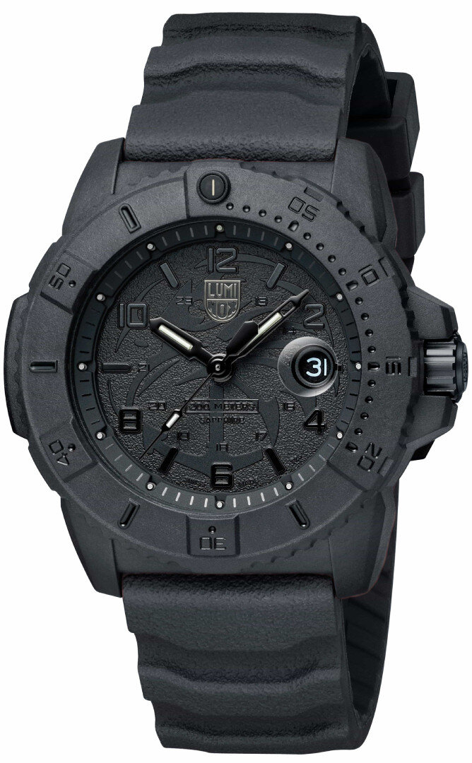 Luminox Navy SEAL XS.3601 Orologio Uomo 45 Mm – Nero, Subacqueo 200 M, Tecnologia Luminosa 25 Anni