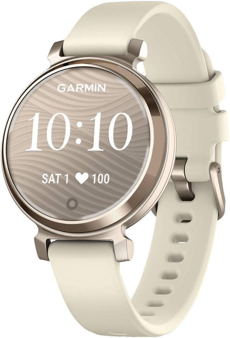 Garmin Lily 2 Cream Gold / Coconut Silicone Band