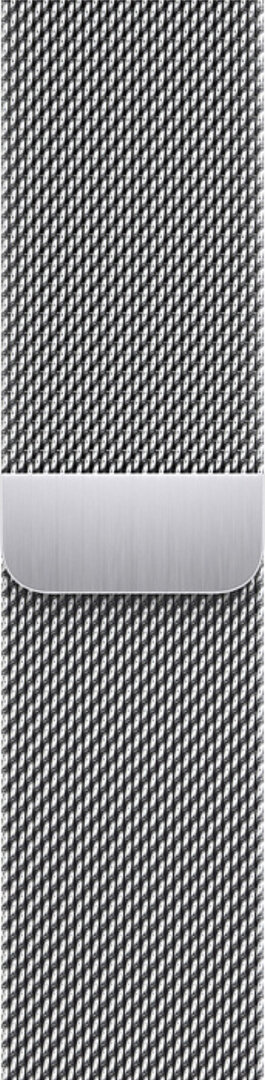 Milánský tah Apple, ocelový, stříbrný, pro pouzdra 38/40/41 mm