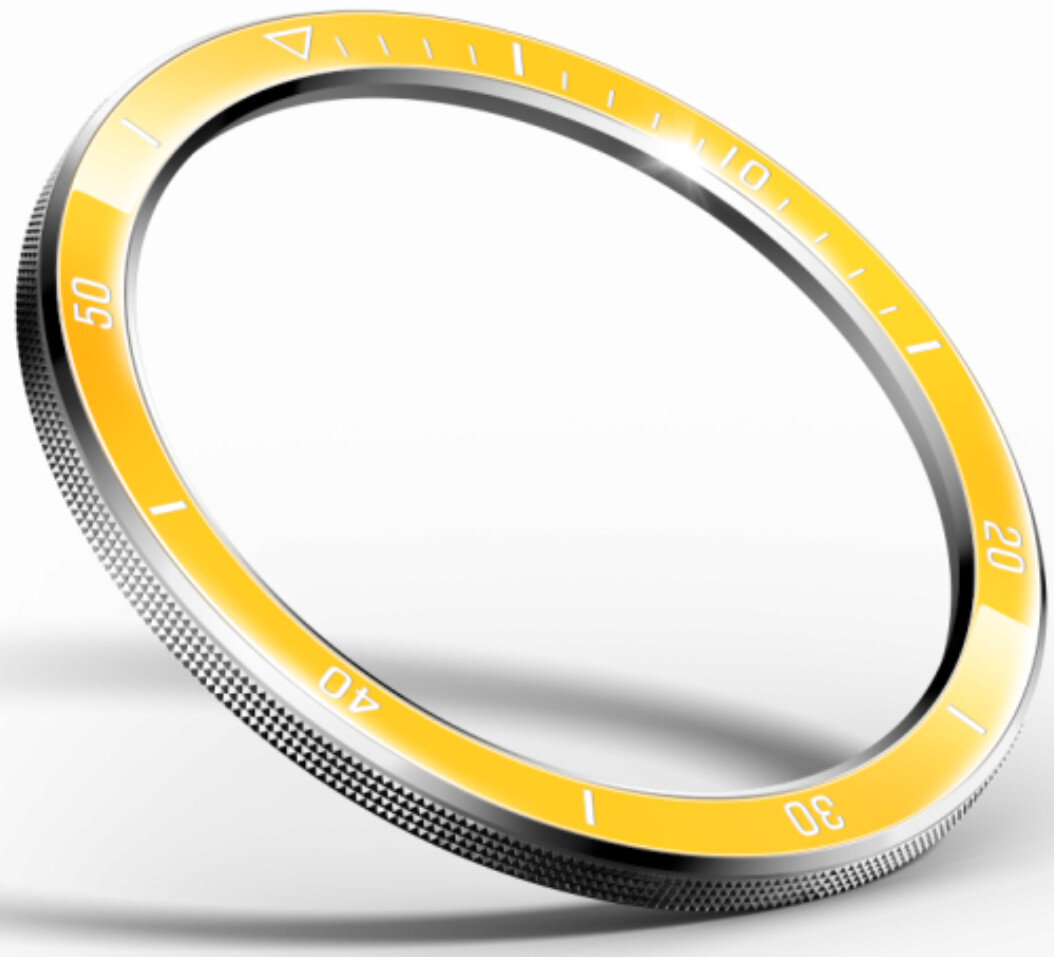 Náhradní luneta pro Xiaomi Watch S3 Bezel (Yellow)