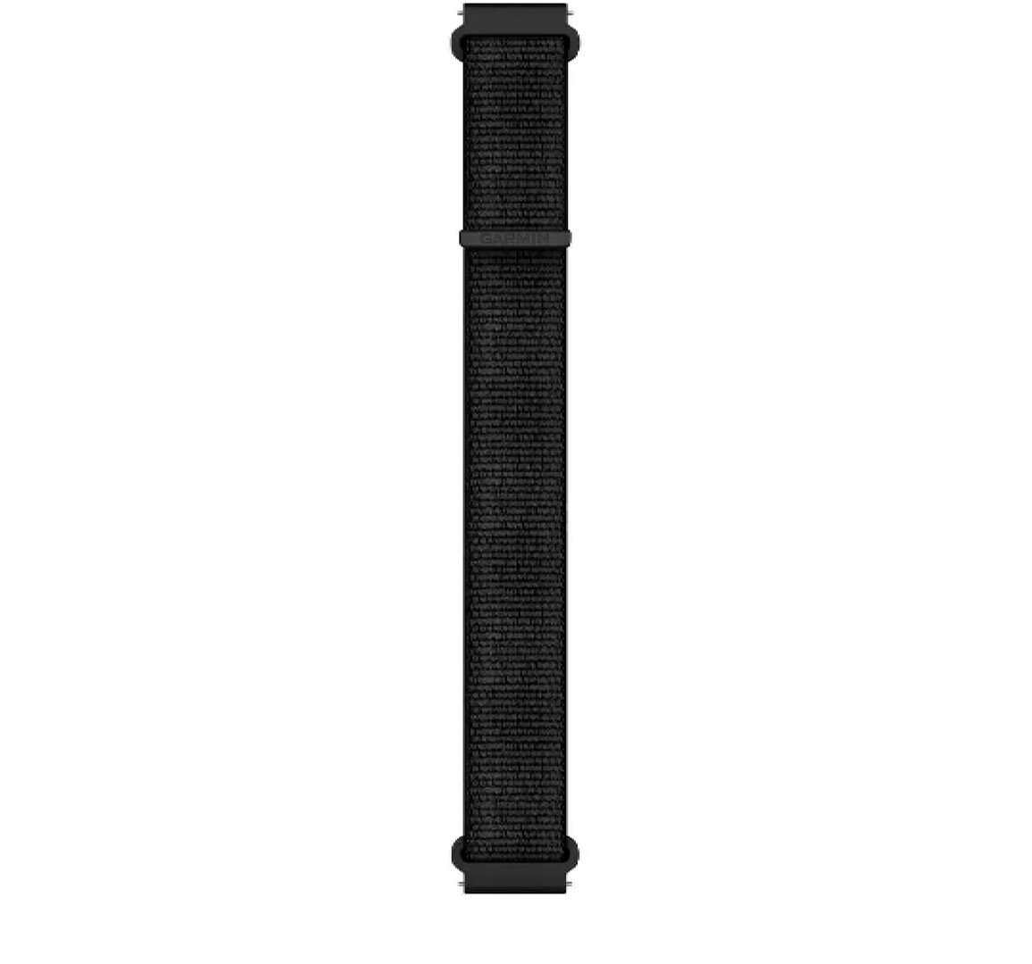 Řemínek Garmin Quick Release 22mm, nylonový, černý, černá přezka (Venu 3, Forerunner 265, Vívoactive 4 aj.)