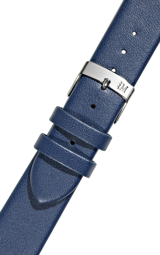 Modrý kožený řemínek Morellato Micra Evoque 5126875.062 S 14 mm