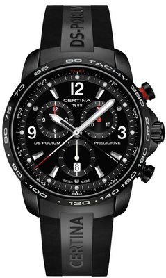 Certina DS Podium Quartz Precidrive Big Size Chronograph 1/100 SEC C001.647.17.057.00