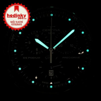 Certina DS Podium Quartz Precidrive Big Size Chronograph 1/100 SEC C001.647.22.057.00