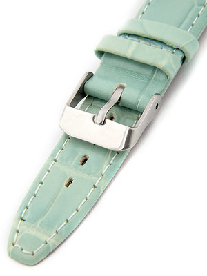 Dámský kožený modrý řemínek k hodinkám W-309-J1