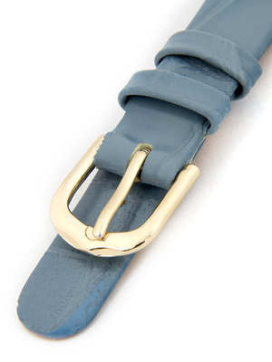 Dámský kožený světle modrý řemínek k hodinkám W-414-A