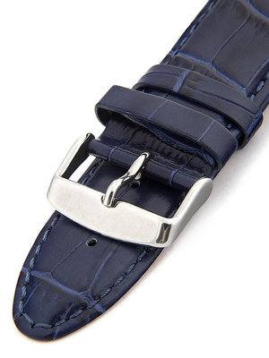Unisex kožený modrý řemínek k hodinkám HYP-01-ROYAL