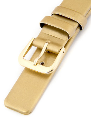 Dámský koženkový zlatý řemínek k hodinkám R1-GOL2