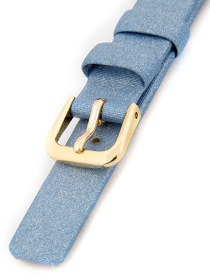Dámský kožený modrý řemínek k hodinkám R1-BL2