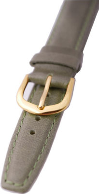 Dámský kožený khaki řemínek k hodinkám A-51-D