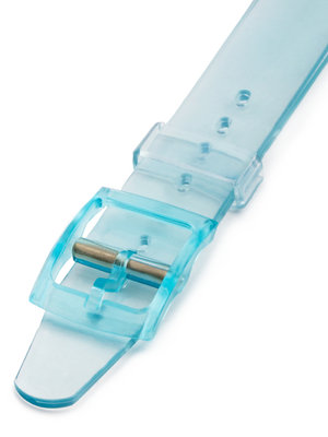 Dámský plastový modrý řemínek k hodinkám SWATCH-BLUE