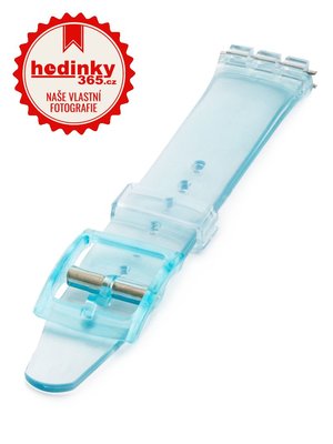Dámský plastový modrý řemínek k hodinkám SWATCH-BLUE