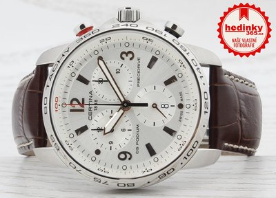 Certina DS Podium Quartz Precidrive Big Size Chronograph 1/100 SEC C001.647.16.037.01