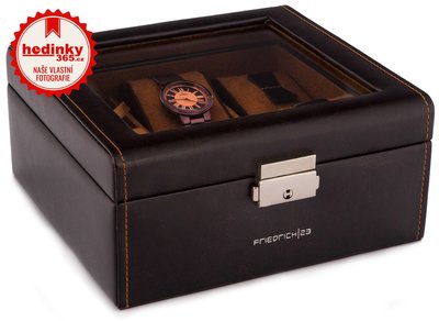 Kazeta na hodinky Friedrich Lederwaren Bond 20085-3