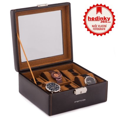 Kazeta na hodinky Friedrich Lederwaren Bond 20085-3