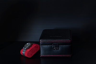 Kazeta na hodinky Friedrich Lederwaren Carbon 32049-2