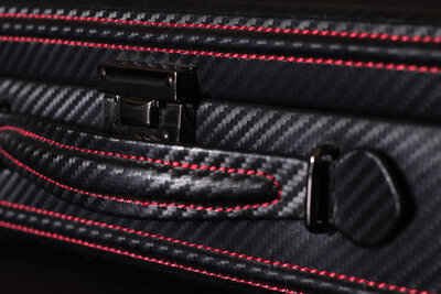 Kazeta na hodinky Friedrich Lederwaren Carbon 32054-2