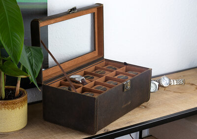 Kazeta na hodinky Friedrich Lederwaren Cubano 27024-6