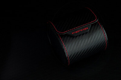 Pouzdro na hodinky Friedrich Lederwaren Carbon 32057-2