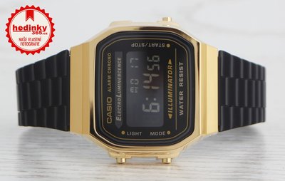 Casio Vintage A168WEGB-1BEF Black & Gold Special Edition