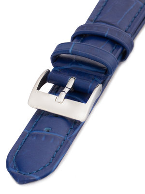 Dámský kožený modrý Condor řemínek k hodinkám 613.05RW