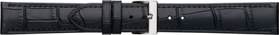 Unisex kožený černý Condor řemínek k hodinkám 613R.01W