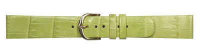 Dámský kožený světle zelený řemínek k hodinkám W-414-C1
