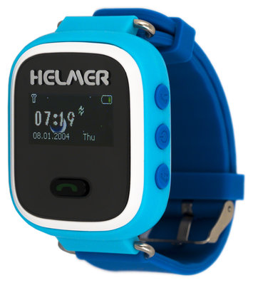 Helmer LK702 modré s GPS lokátorem (II. Jakost) 1