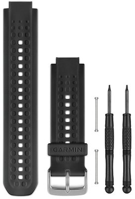 Černý plastový řemínek Garmin k hodinkám pro Forerunner 25 (velikost XL)