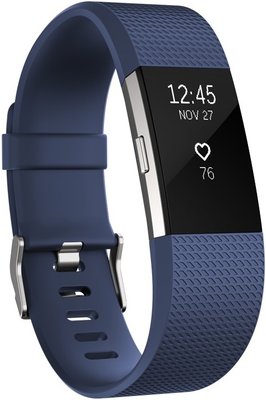 Fitbit Charge 2 Blue Silver - Small FB407SBUS-EU