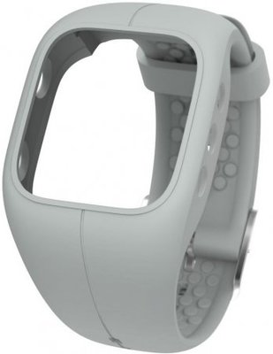 Unisex silikonový řemínek Polar k hodinkám A300 šedivý