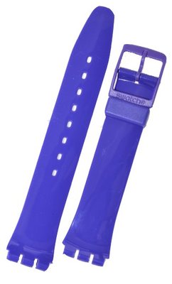 Unisex fialový plastový řemínek k hodinkám Swatch AGV121