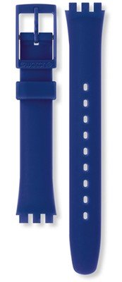 Unisex modrý silikonový řemínek k hodinkám Swatch ALN148C