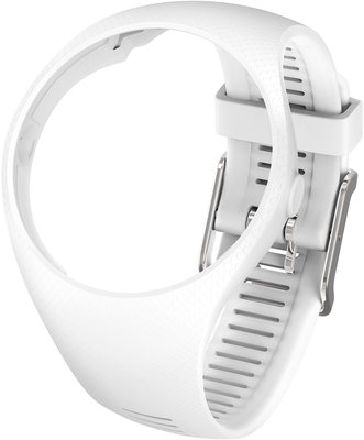 Unisex silikonový řemínek Polar k hodinkám M200 bílý M/L