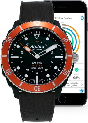 Alpina Seastrong Horological Smartwatch Quartz AL-282LBO4V6