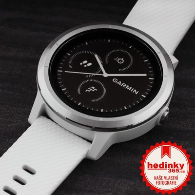 Garmin Vívoactive 3 Optic Silver, White band