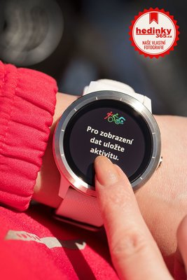 Garmin Vívoactive 3 Optic Silver, White band