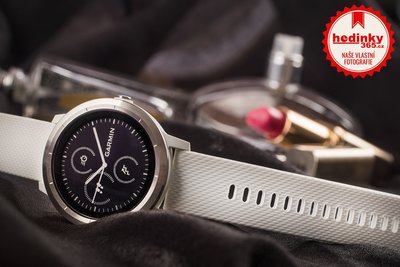 Garmin Vívoactive 3 Optic Silver, White band