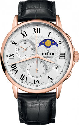Edox Les Bémonts Chronograph Moon Phase 01651 37R AR